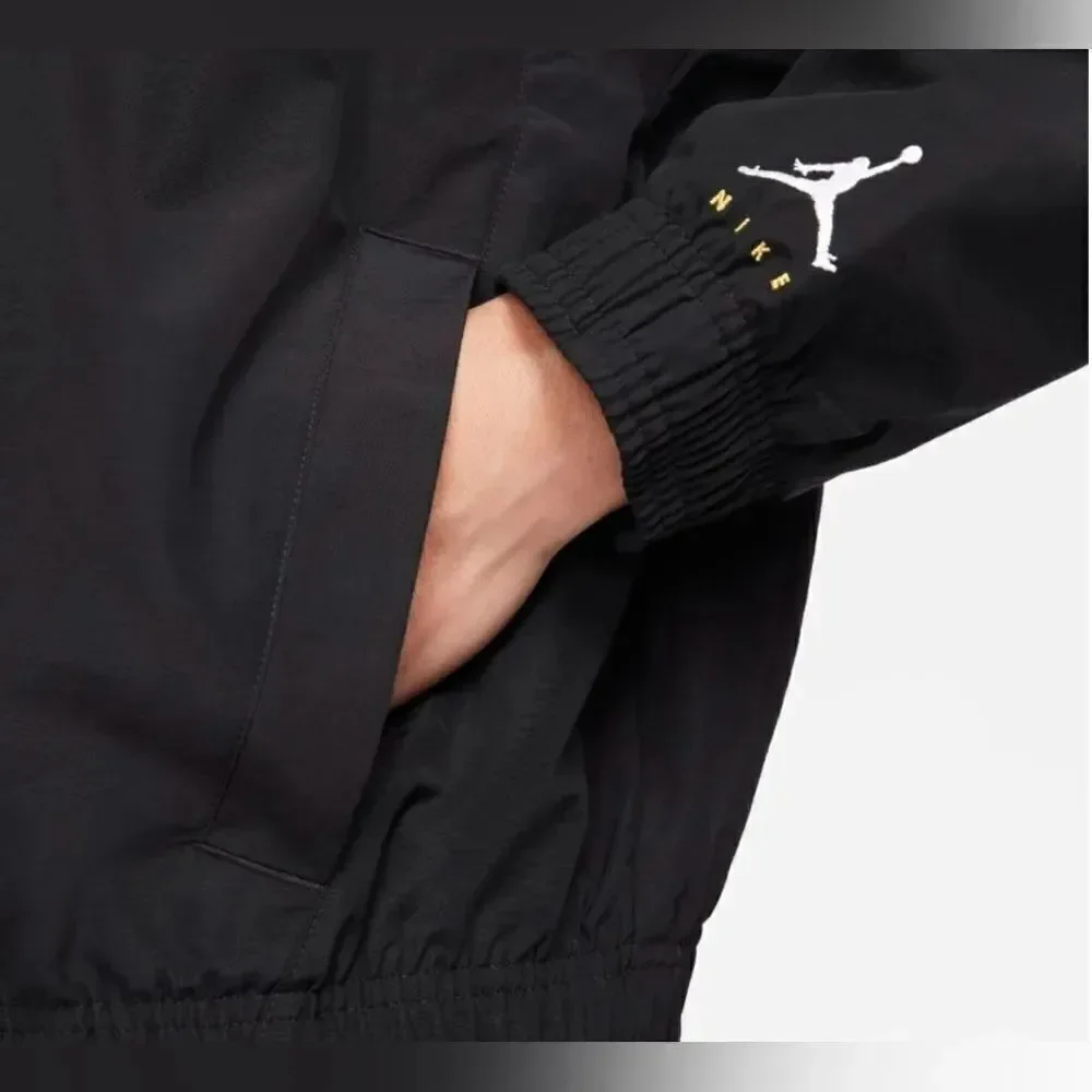 Nike Air Jordan Jumpman Full Zip Windbreaker Jacket Black